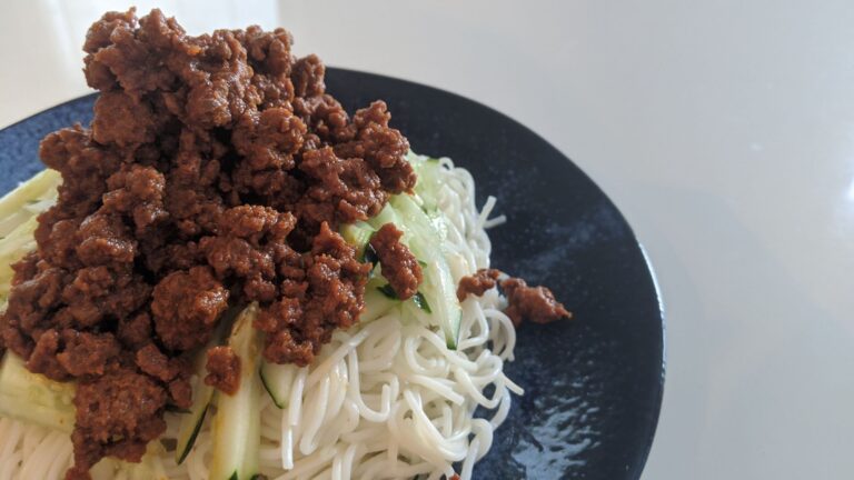Spicy Hamburger Somen Recipe