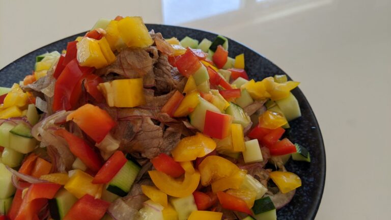 Harusame Salad with Beef Strips Recipe